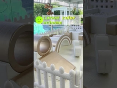 Εσωτερικό Παιδικό Εξοπλισμό Λεπτού Παιδιού Εμπορικό Χρυσό και Λευκό Παιδικό Κέντρο Πάρτι