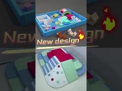 Παιδιά Soft Play Ball Pit Ένα πλήρες σύνολο Soft Play Rainbow Bridge Soft Play εξοπλισμό