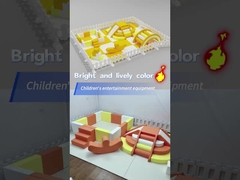 Πορτοκαλί φθηνό εξοπλισμό μαλακού παιχνιδιού χώρος μαλακού παιχνιδιού για παιδιά εσωτερικό εξοπλισμό μαλακού παιχνιδιού