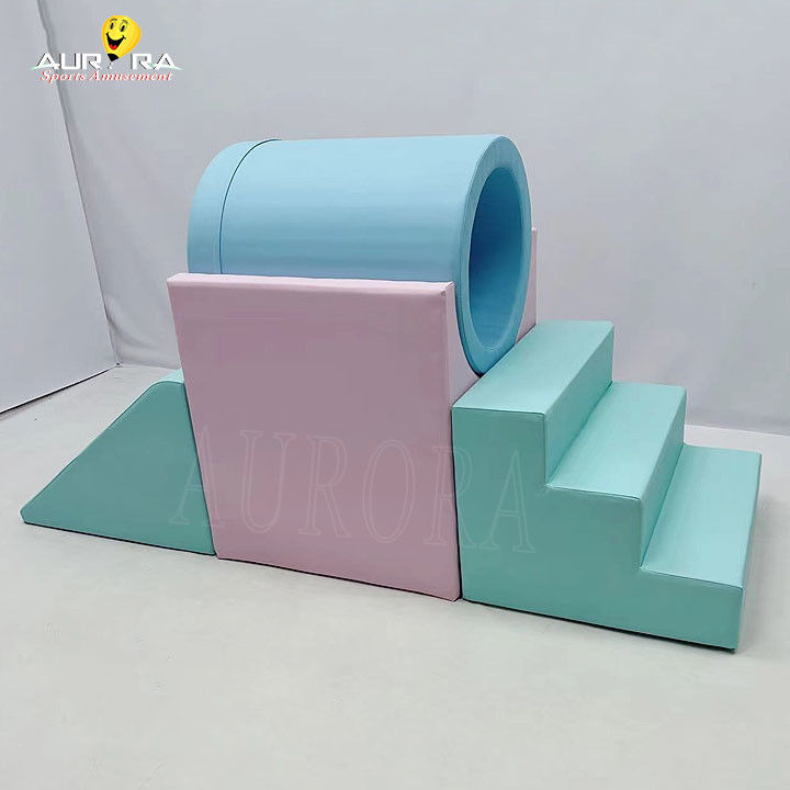 Παστέλ Baby Soft Play Κλιμακωτικά Μπλοκ για Πάρτι ενοικίαση Προσαρμοσμένο εξοπλισμό Soft Play