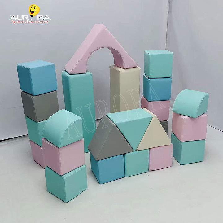 Παστέλ Baby Soft Play Κλιμακωτικά Μπλοκ για Πάρτι ενοικίαση Προσαρμοσμένο εξοπλισμό Soft Play