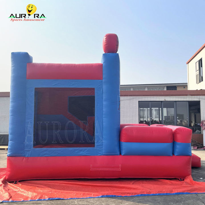 Θέμα Spider Man Πλούσιοι Φουσκωτό Πυροβόλο Κάστρο Bouncer Combo Προσαρμοσμένο