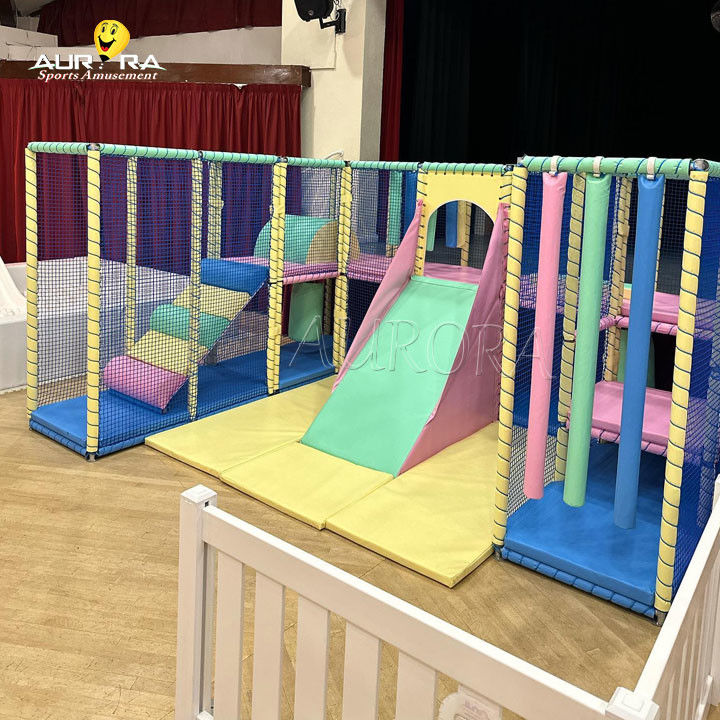 Μωρό Soft Play Set δημοφιλής χώρος παιχνιδιού εσωτερικό πολύχρωμο φορητό αισθητηριακό δωμάτιο