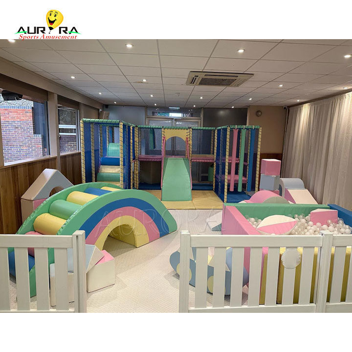 Μωρό Soft Play Set δημοφιλής χώρος παιχνιδιού εσωτερικό πολύχρωμο φορητό αισθητηριακό δωμάτιο