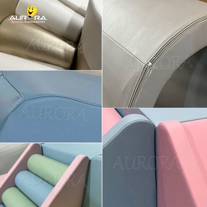 Εσωτερικό Παιδικό Εργαλείο Soft Play Ανεβαίνοντας με Slide Set για Παιδιά Soft Play Ball Pits