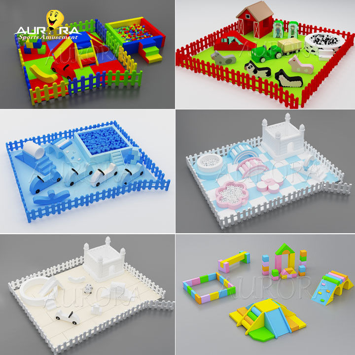 Εσωτερικό Παιδικό Εργαλείο Soft Play Ανεβαίνοντας με Slide Set για Παιδιά Soft Play Ball Pits