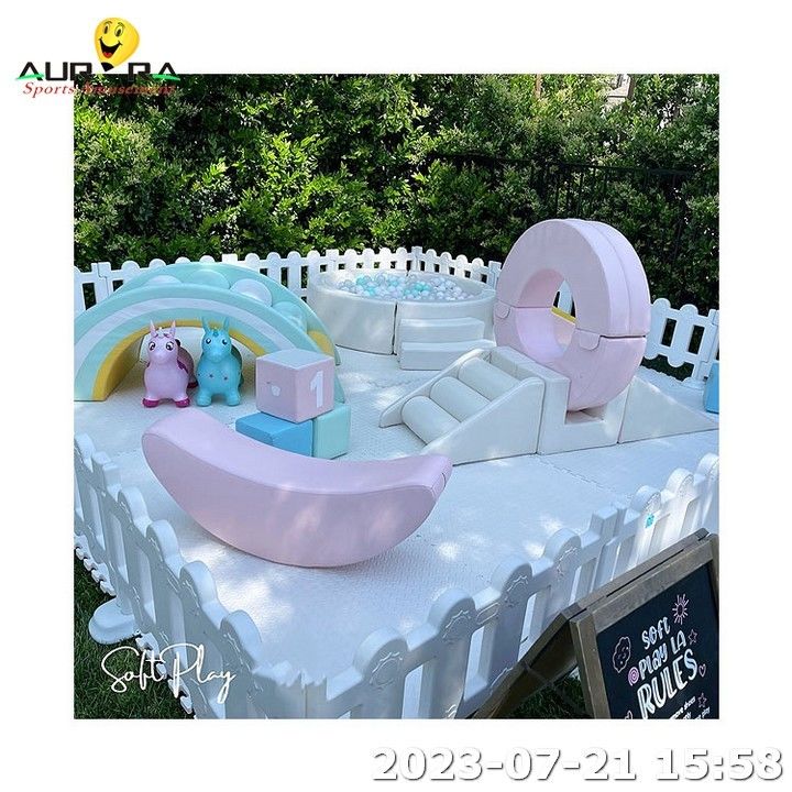 Εσωτερικό Παιδικό Εργαλείο Soft Play Ανεβαίνοντας με Slide Set για Παιδιά Soft Play Ball Pits