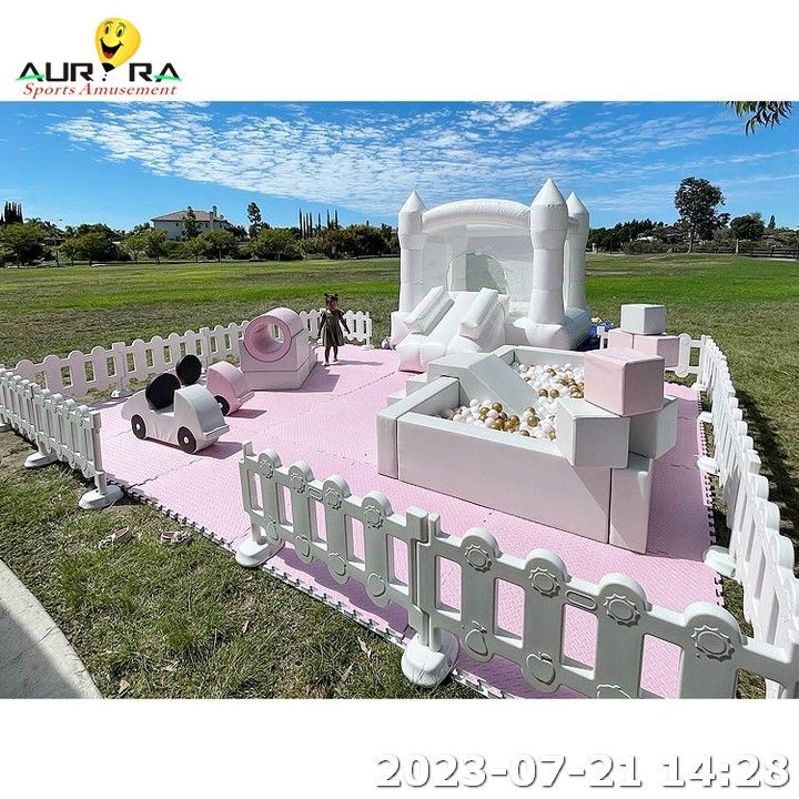 10 Επιβάτες Soft Play Φράχτης Παιδιά Εξωτερικό Πλατόπεδο Soft Play κινητές πύλες για αυλές