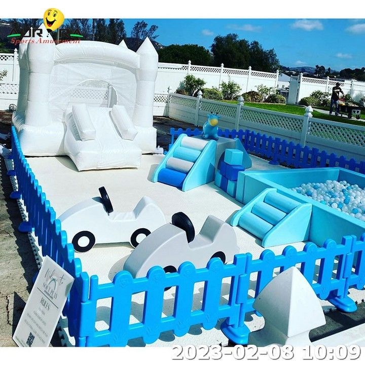 Προσαρμοσμένα Παιδιά Παίξτε Μπλε Soft Ball Pit Indoor Soft Play εξοπλισμός Ψηφιακή εκτύπωση