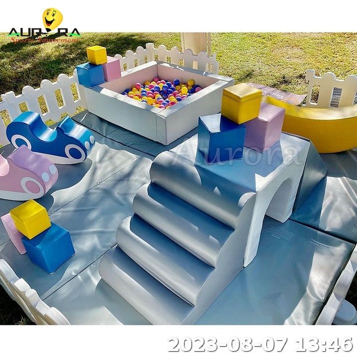 Γέφυρα Soft Play Baby Soft Play Set Ball Pit με διαδρόμιο Ocean Balls Πλατόπεδο