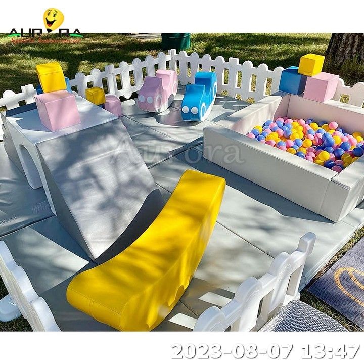 Γέφυρα Soft Play Baby Soft Play Set Ball Pit με διαδρόμιο Ocean Balls Πλατόπεδο