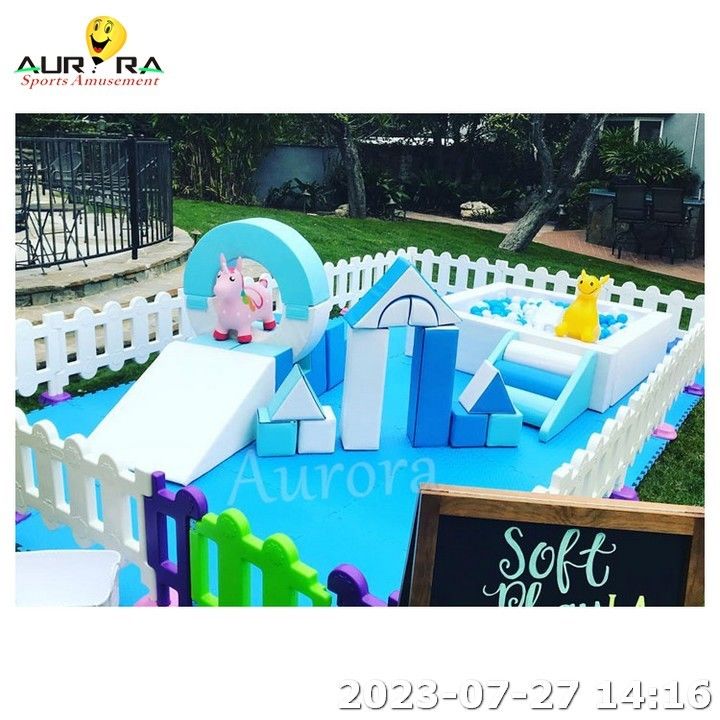 Merry Go Round Soft Play ενοικίαση εξοπλισμού αφρού Soft Playground για παιδιά