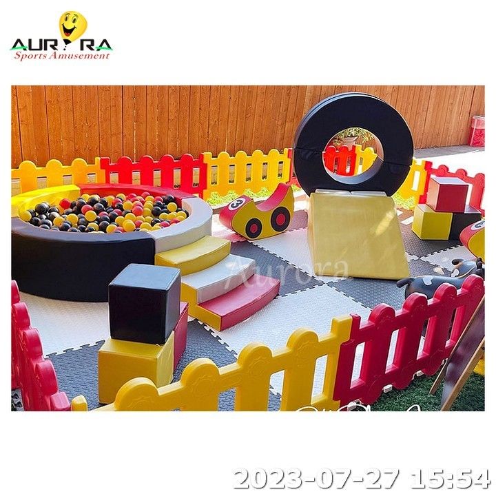 Merry Go Round Soft Play ενοικίαση εξοπλισμού αφρού Soft Playground για παιδιά