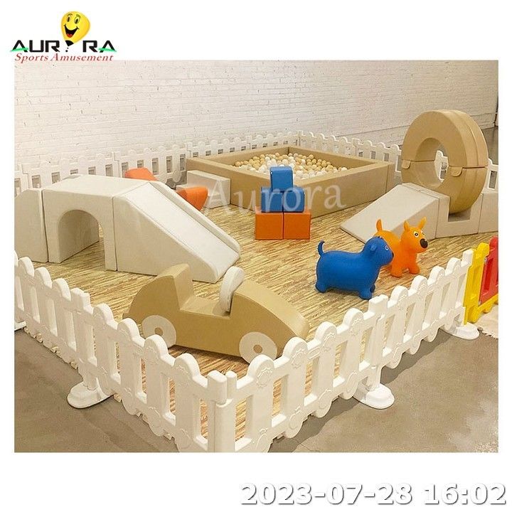 Πιόλε Ροζ Εργαλεία Soft Play Φράχτης Soft Play για παιδιά Soft Play Sets
